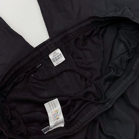 Vintage Y2K Adidas Windbreaker Track Pants Mens 2XL Ankle Zip Baggy Wide Leg - Picture 8 of 11